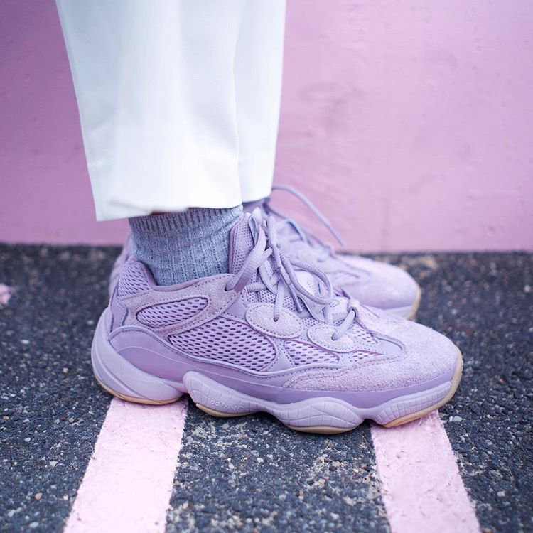 Adidas Yeezy 500 Casual Shoes Light Purple FW2656 Size EU 36-45